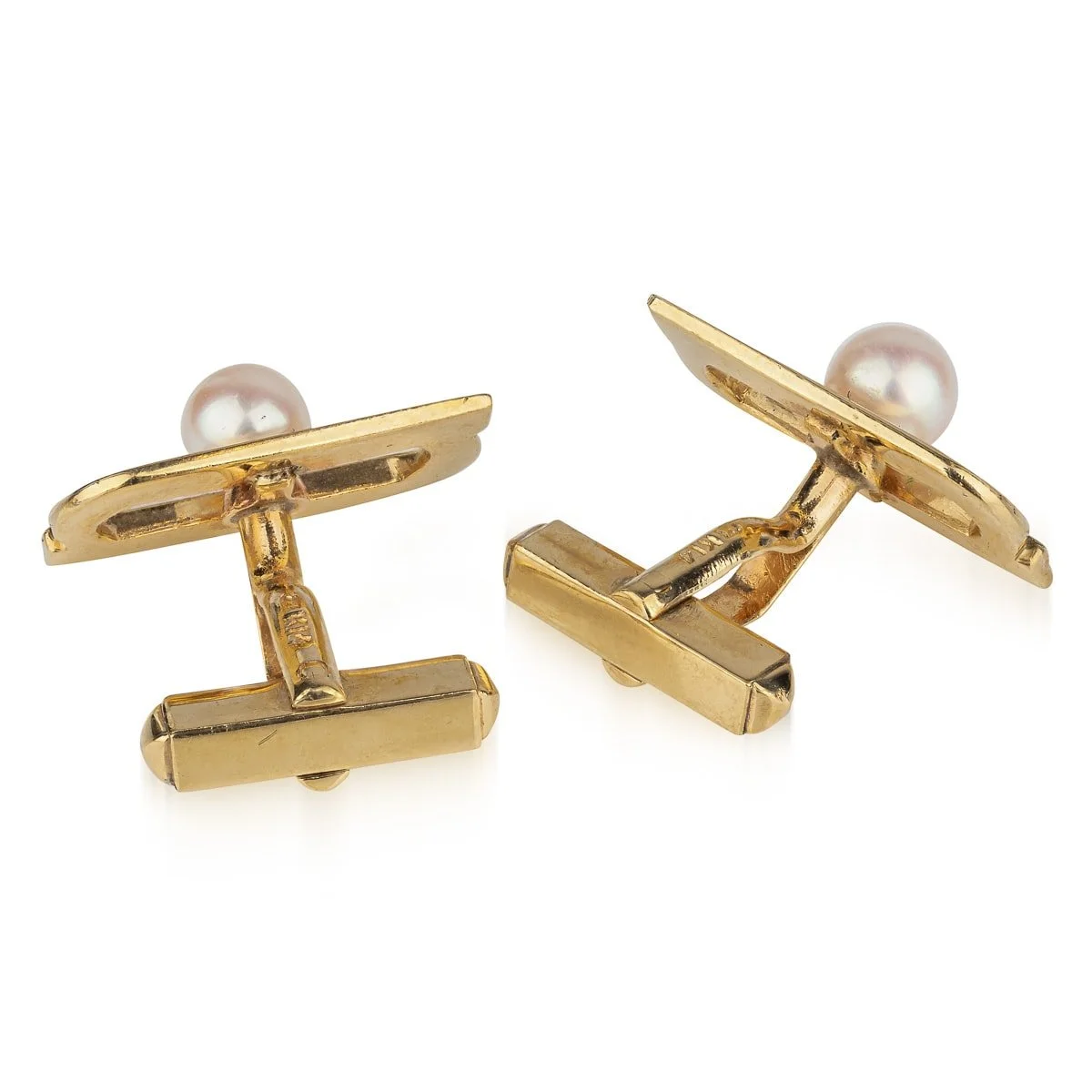 極美品✨MIKIMOTO ミキモト パール　カフス　菊紋　皇室御用達ブランド 極美品✨MIKIMOTO ミキモト パール カフス 菊紋 皇室御用達ブランド